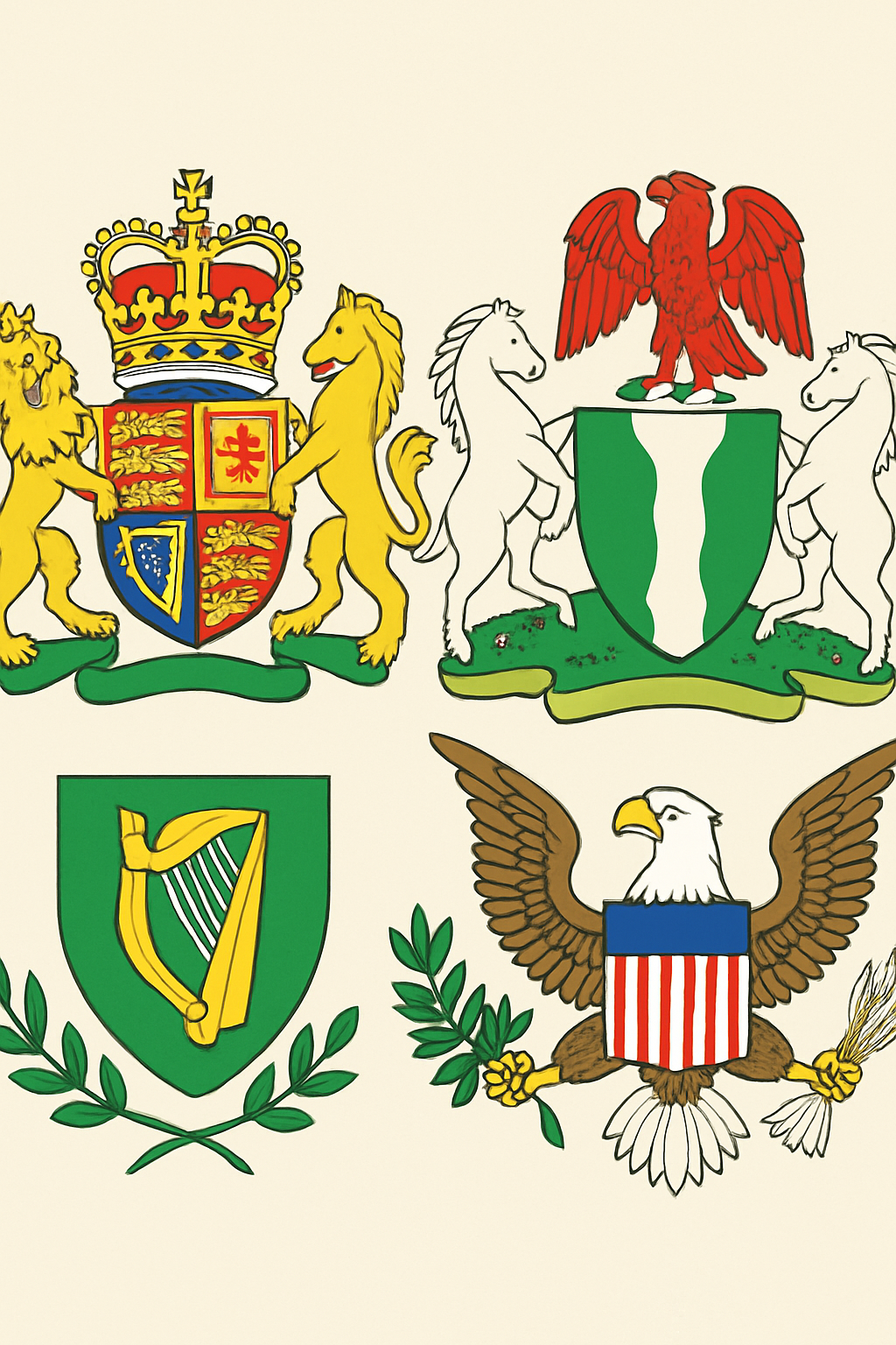 Coats of arms collage